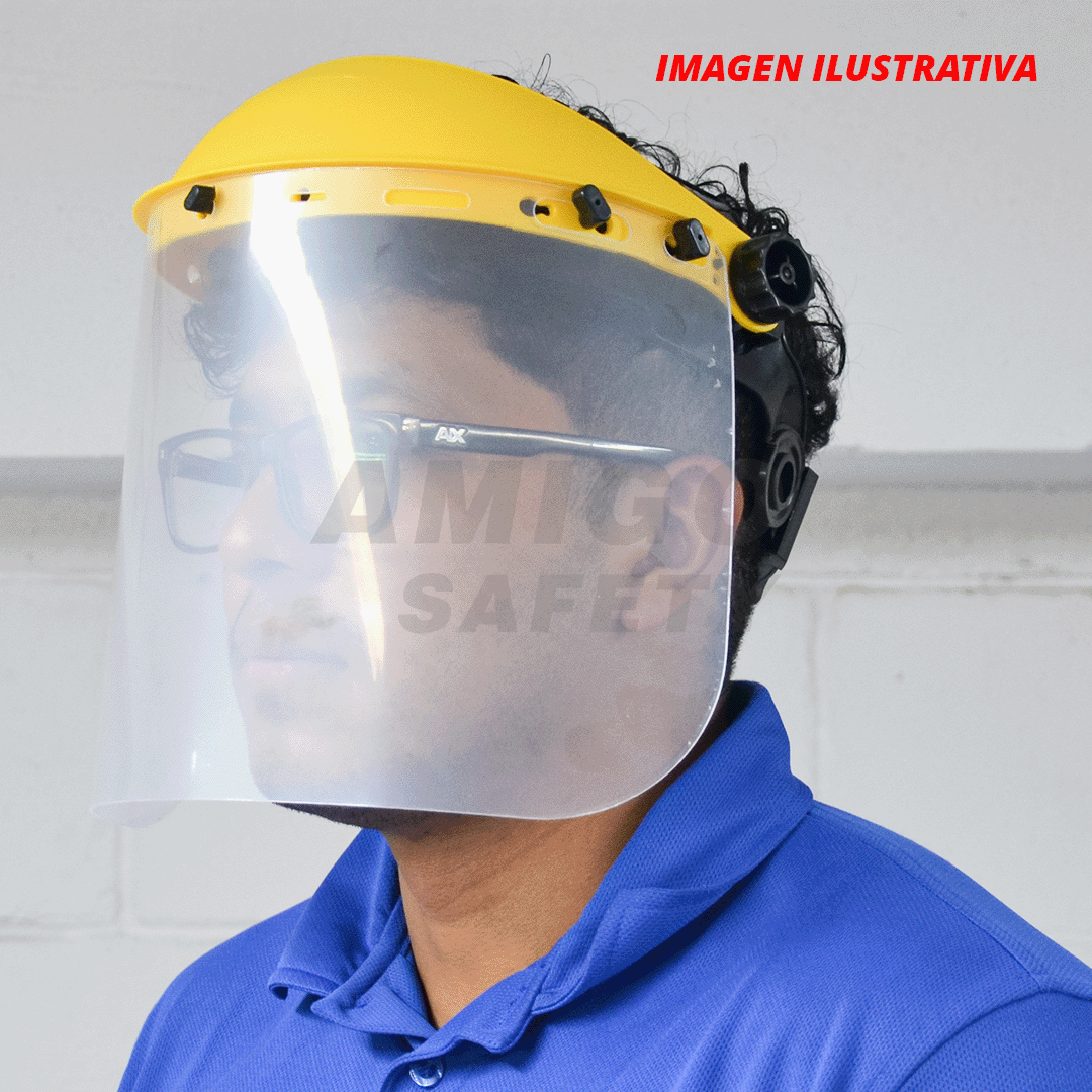Protector Facial Mica Clara LAMIRA Amarillo AS-4472 - 3